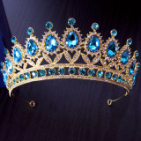 Alloy Crystal Crown Wedding Ball Party Bridal Crown