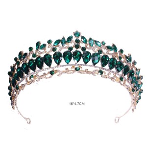 Alloy Crystal Crown Wedding Ball Party Bridal Crown