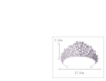Alloy Crystal Crown Wedding Ball Party Bridal Crown