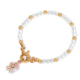 Natural Stone 4mm Bead OT Buckle Barbie Love Bracelet