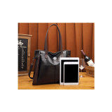 Large capacity soft leather fashionable one shoulder crossbody tote bag fit 20MM Snaps button jewelry wholesale
