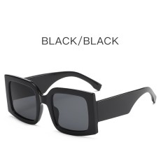 Square retro sunglasses, leopard print, large frame, fashionable sunglasses, candy colored sunglasses