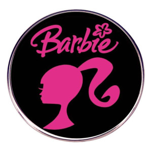 Barbie brooch metal alloy badge