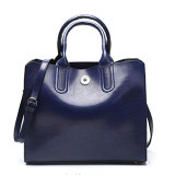 Fashionable Antique Oil Wax Leather Handheld One Shoulder Crossbody Tote Bag fit 20MM Snaps button jewelry wholesale
