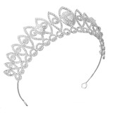 Alloy Crystal Crown Wedding Ball Party Bridal Crown