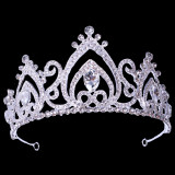 Alloy Crystal Crown Wedding Ball Party Bridal Crown