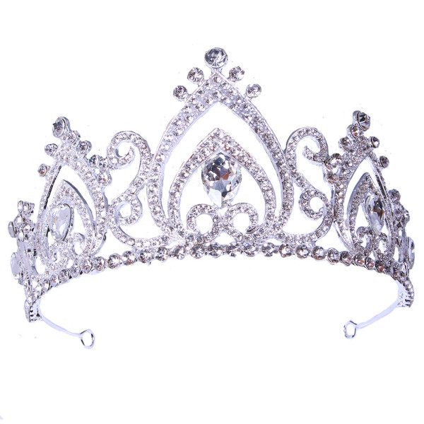 Alloy Crystal Crown Wedding Ball Party Bridal Crown