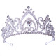 Alloy Crystal Crown Wedding Ball Party Bridal Crown