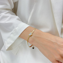 Stainless steel love bracelet