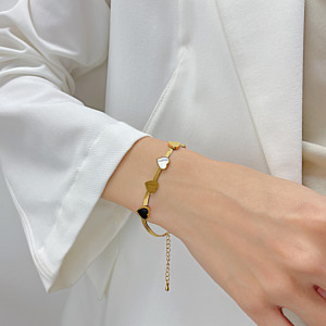 Stainless steel love bracelet