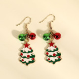 Christmas bell Christmas tree earrings