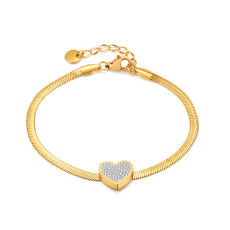 Stainless steel love bracelet