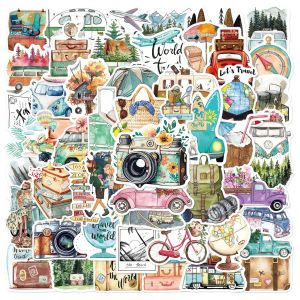 50 outdoor travel graffiti stickers luggage storage box water cup waterproof flat guitar PVC stickers waterproof stickers
