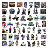 100 sheets of homies graffiti stickers for decorating the car trunk and guitar waterproof stickers