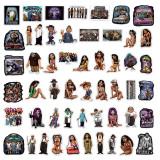 100 sheets of homies graffiti stickers for decorating the car trunk and guitar waterproof stickers