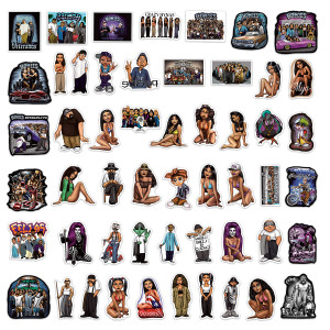 100 sheets of homies graffiti stickers for decorating the car trunk and guitar waterproof stickers