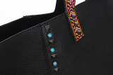 Riveted Full PU Women's Crossbody Bag Single Shoulder Bag fit 20MM Snaps button jewelry wholesale