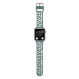 38/40/41mm Suitable for Apple Watch Strap iwatch Hollow Silicone Strap Apple Watch Leopard Pattern Strap (excluding dial)