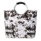 Printed diving material insulation bag, picnic bag, portable travel basket, waterproof, portable thickened ice pack fit 20MM Snaps button jewelry wholesale
