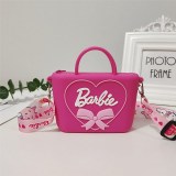 Silicone Barbie Bag Shoulder Bag Children's Cute Love Crossbody Bag