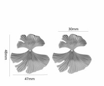 Stainless steel flower  earrings