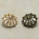 23MM Pearl  metal snap button charms