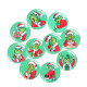 20MM Christmas  grinch  Print glass snap button charms