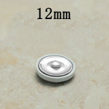 12MM Cute Rabbit metal snap button charms