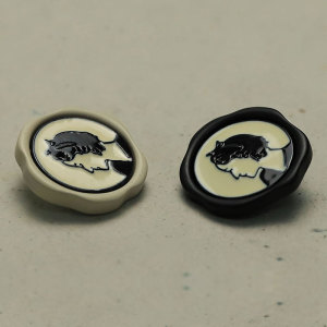 23MM Beauty Head Flower Metal snap button charms