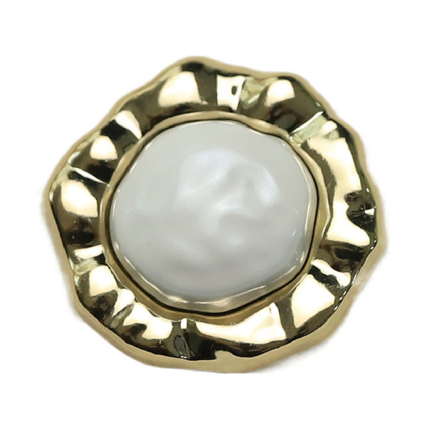 23MM Flower Metal snap button charms