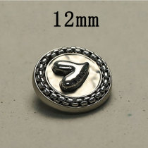12MM Love avatar metal snap button charms
