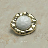 23MM Flower Metal snap button charms