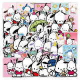 50 pieces of Parker dog graffiti stickers, mobile phones, water cups, refrigerators, decorative stickers, creative waterproof stickers