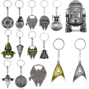 Star Wars spacecraft keychain Death Star pendant Jedi Knight keychain pendant Bottle opener