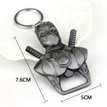 Superhero Death Attendant Poison Mask Keychain Bottle Opener Pendant Keychain Car Pendant