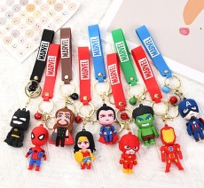 Marvel Keychain Pendant Superhero Schoolbag Small Pendant Revenge Alliance Spider Man Keychain