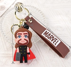Marvel Keychain Pendant Superhero Schoolbag Small Pendant Revenge Alliance Spider Man Keychain