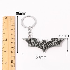 Justice League Batman Keychain Chariot Pendant Retro Super Hero bat man Keychain Pendant