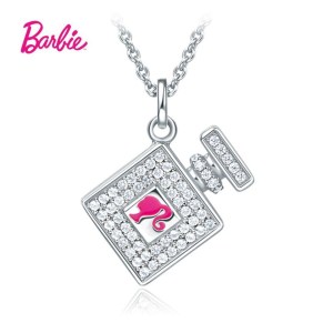 Barbie necklace Zircon perfume pendant gift necklace