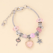 DIY Love Starfish Crystal Alloy Bracelet