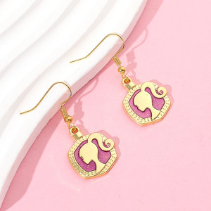 Barbie Princess Alloy Gold Earrings