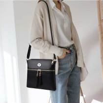 Soft leather simple crossbody shoulder bag mobile phone bag fit 20MM Snaps button jewelry wholesale