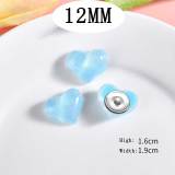 12MM love  Resin snap button charms