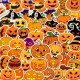 50 pieces of Halloween pumpkin lantern graffiti stickers, luggage, car, laptop, skateboard, water cup decoration, waterproof stickers