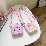 Silicone KT Cat Cartoon Bag Shoulder Bag Children's Cute Crossbody Bag