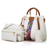 Boston Bag PU Leather Handbag Set