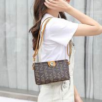 Printed One Shoulder Crossbody Small Square Bag Zero Wallet Fashion Phone Bag fit 20MM Snaps button jewelry wholesale