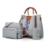 Boston Bag PU Leather Handbag Set