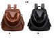 Leather Rivet Boston Bag Backpack
