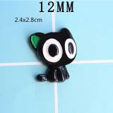 12MM Halloween Ghost Ghost Pumpkin Bat Resin snap button charms